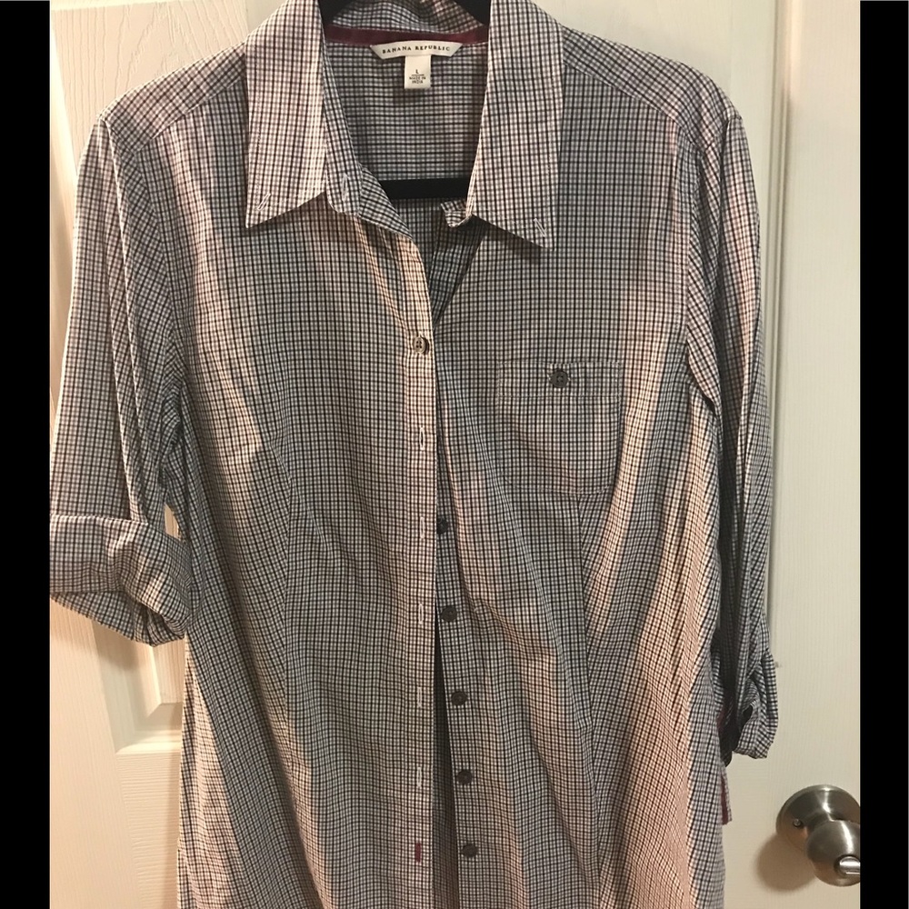 Plaid button up